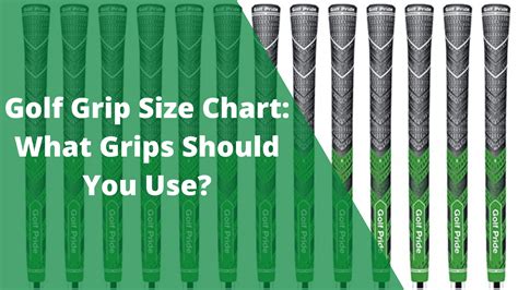 golf grip sizes chart.